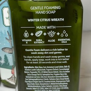 Bath Body Works Bath 3 Winter Citrus Wreath Foaming Hand Soap